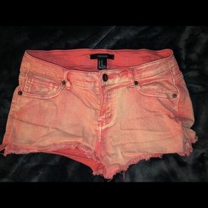 Orange/pink shorts